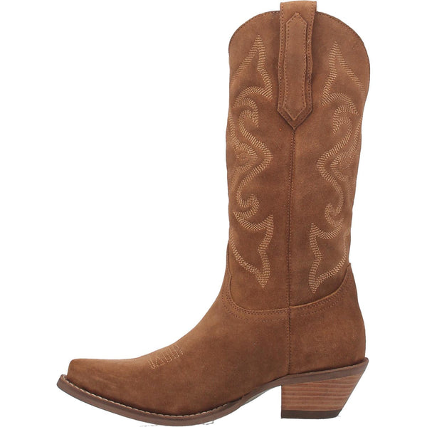 Dingo | Out West Suede Cowboy Boots in Camel Brown  **PREORDER