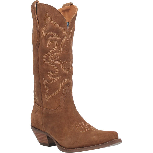 Dingo | Out West Suede Cowboy Boots in Camel Brown  **PREORDER