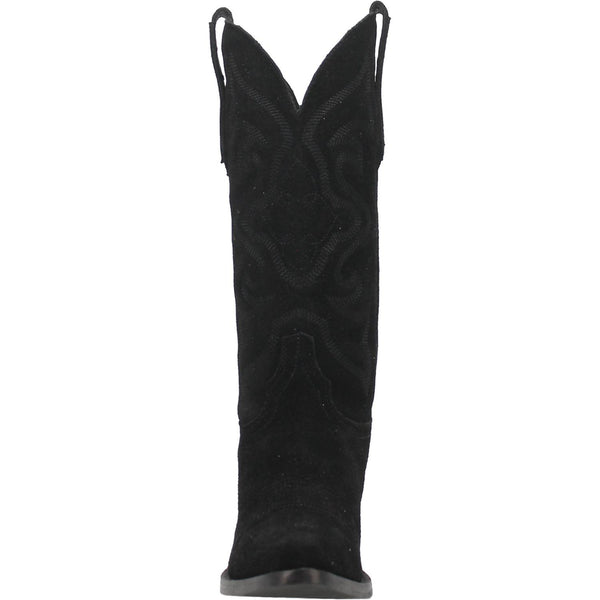 Dingo | Out West Suede Cowboy Boots in Black  **PREORDER
