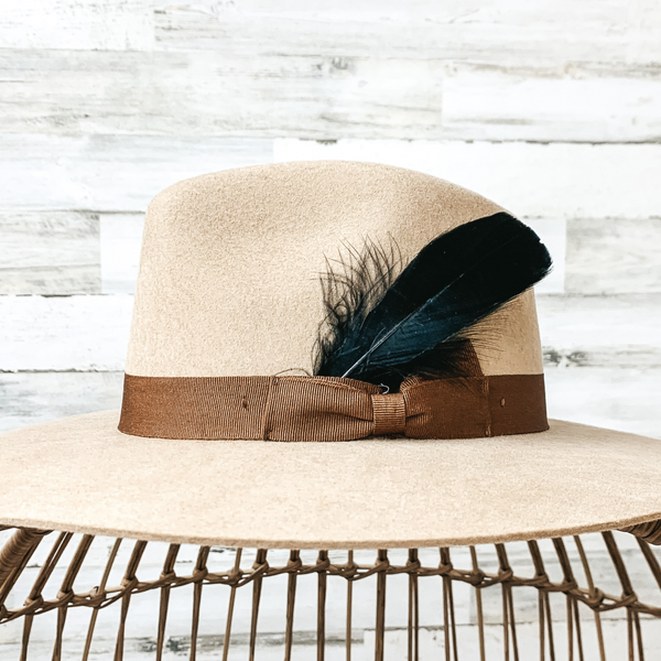 Medium Black Hat Feather