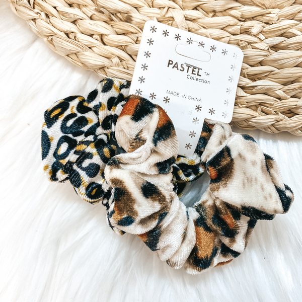3 for $10 | Set of Two Leopard Scrunchies