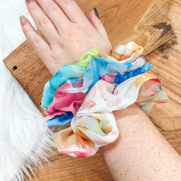 3 for $10 | Watercolor Scrunchies