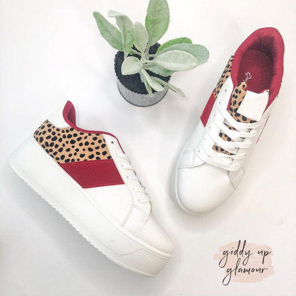Chasing Chic Platform Sneakers in Leopard