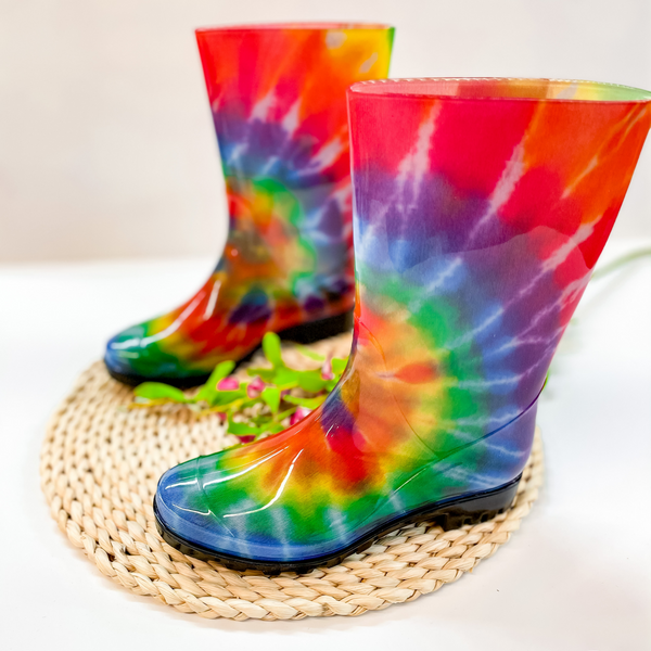 Corky's | Riverwalk Rain Boots in Tie Dye