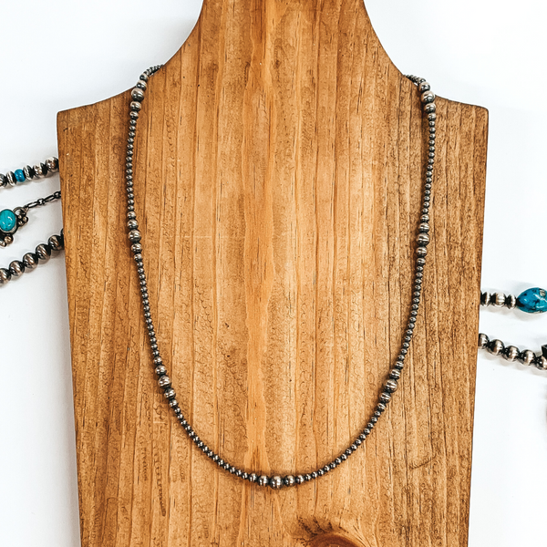 Mason Lee | Navajo Handmade Graduated Navajo Pearls Necklace | Varying Lengths