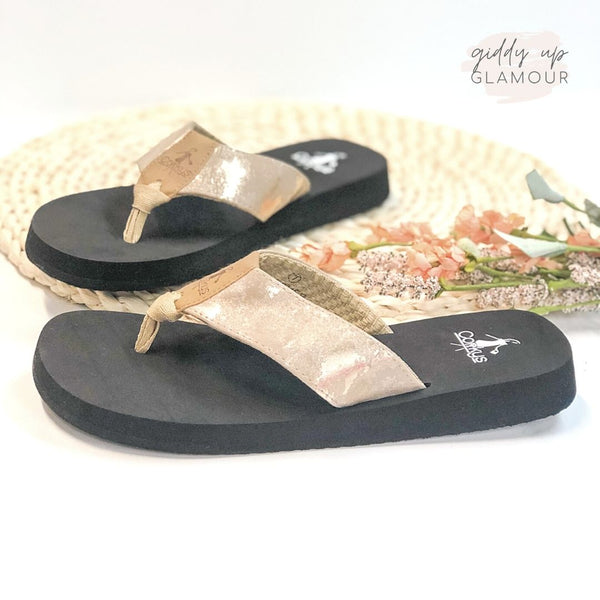 Corky's | Clover Cushion Flip Flops in Taupe