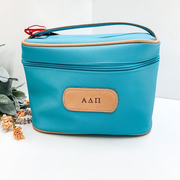 Jon Hart | Makeup Case in Ocean Blue with ADPi Hot Stamp