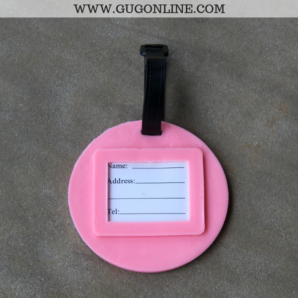 3 for $10 | Pink Flamingo Luggage Tag