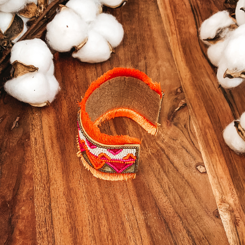 Summertime Cutie Beaded Bracelet in Orange