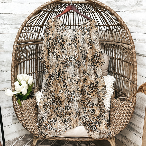 Can't Stop Won't Stop Sheer Leopard Kimono